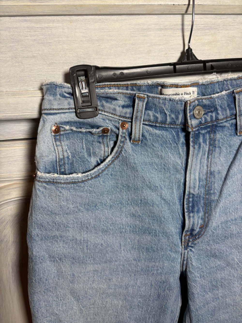 Abercrombie Ultra High Rise‎ 90’s Straight Curve Love Flattering Capsule Vent - Picture 6 of 10